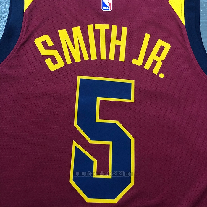 Camiseta Cleveland Cavaliers Dennis Smith Jr. #5 Icon 2018 Rojo